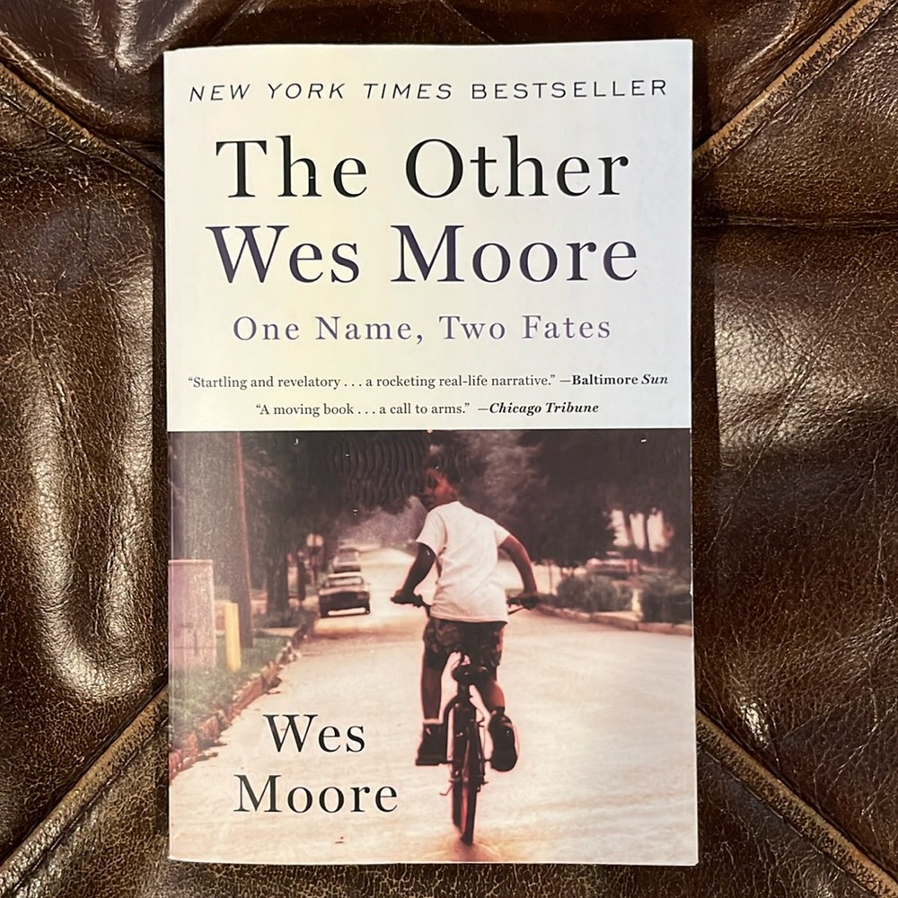 The Other Wes Moore. One name, two fates brand new soft cover book